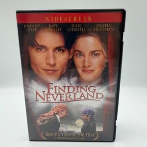 Finding Neverland DVD Widescreen Johnny Depp Kate Winslet Miramax 38218